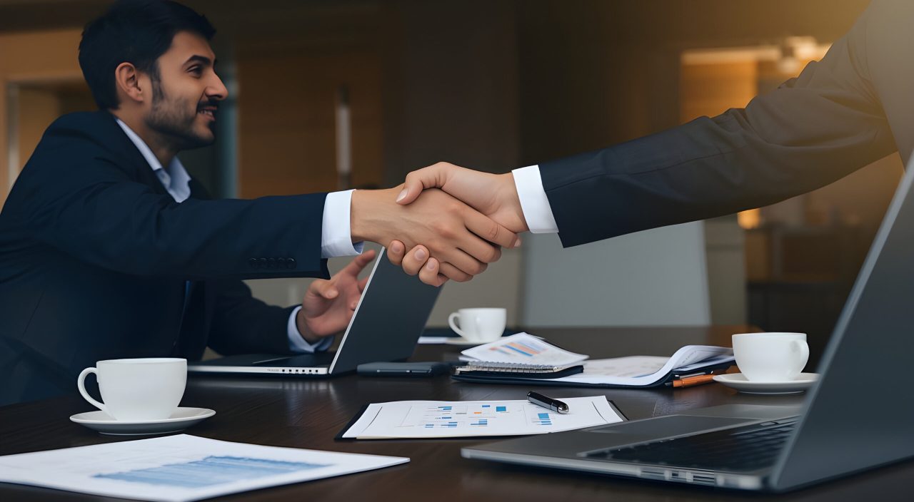 —Pngtree—business partners finalizing negotiation agreement_17453865